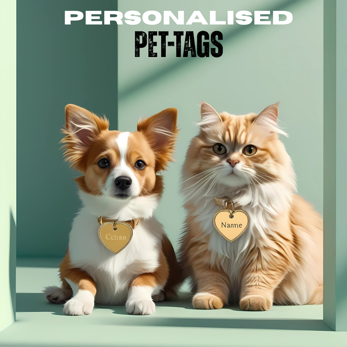 🦴PERSONALISED PET TAGS –"Your Pet’s Identity"